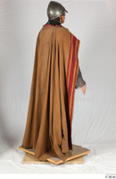  Photos Medieval Knight in mail armor 9 Medieval soldier a poses brown cloak whole body 0006.jpg